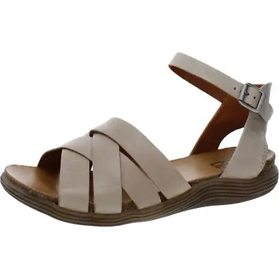 Miz Mooz Womens Moody Leather Caged Wedge Slingback Sandals Shoes BHFO 9305 • $45.99