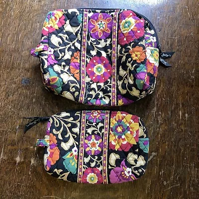 Vera Bradley “Suzani” Set Cosmetic Bags • $25