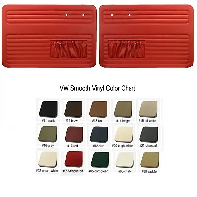 1956-64 VW Volkswagen Bug Beetle Front Door Panels W/ Pockets - Any Color • $195.68