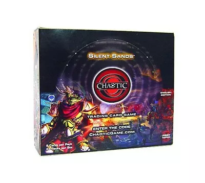 Chaotic TCG Silent Sands Booster Box - First Edition 24 Packs Sealed New • $219.75