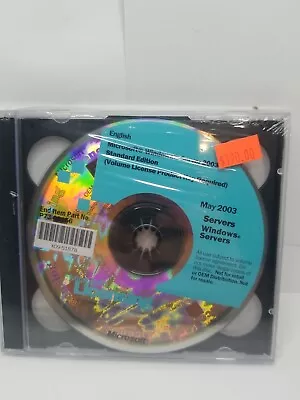 Microsoft Windows Server 2003 Standard Edition. Sealed  • $99