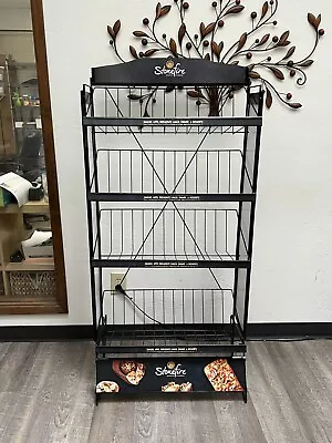 4 Tier Wire Grid Retail Display Shelf Merchandise Display Rack Stand W/ Branding • $100