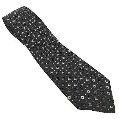 St Michael Mens Silk Neck Tie Blue Gold Red Geometric Dressy Necktie Made In UK • $16.78