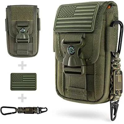 Tactical Molle Pouch With Compass Buckle Tactical Holster Molle Cell Pouch Un... • $15.79