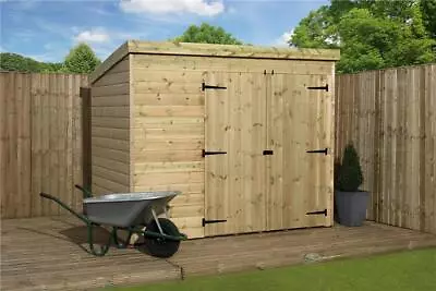 Empire 4000 Pent Garden Shed Wooden 8X3 8X4 8X5 8X6 8X7 8X8 PRESSURE TREATED Ton • £680.80