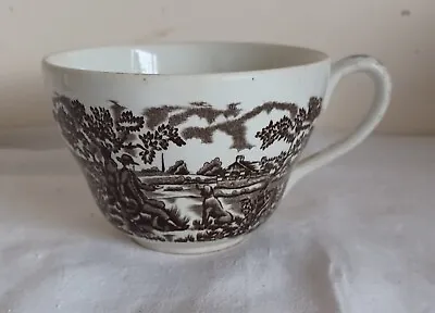 The Hunter By Myott Vintage Large Brown Cup Hand Engraved England • £2.50