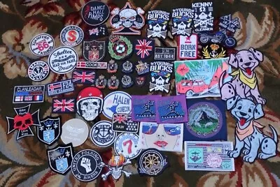 Patch LOT Of Vintage / Modern Patches Jacket Crafting Collecting Biker Surfer • $39.99