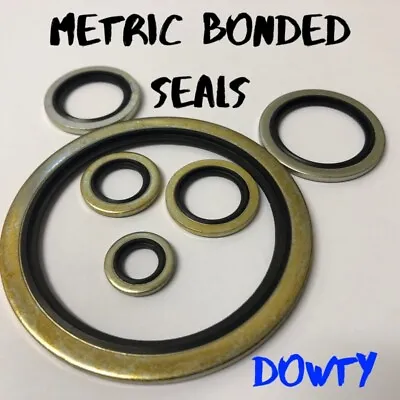 £2.81 • Buy Bonded Seals (Dowty Seal) Self Centering Hydraulic Oil Seal Washer Metric 