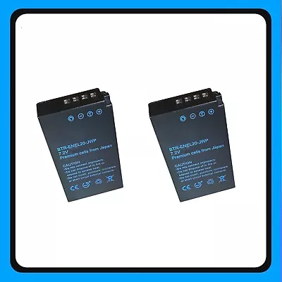 2Pack Better Battery  EN-EL20 EN-EL20a For Nikon 1 Coolpix A P1000 DL24-500 • $37.60