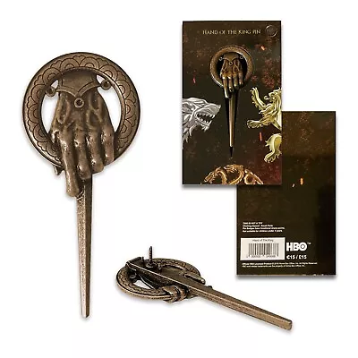 Official Game Of Thrones Hand Of The King Lapel Pin Badge Merchandise GOT • £5.98