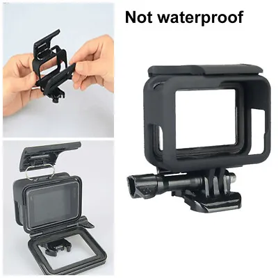 Frame Mount For GoPro Hero 5 6 7 Action Camera Protective Housing Case Shell • £9.99