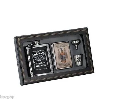 £88.27 • Buy Jack Daniel's Flask Carrying Case & Shot Glass Gift Set #8477