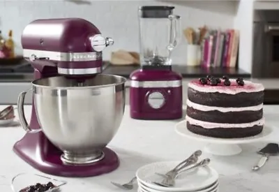 £625 • Buy Kitchenaid SET: Stand Mixer + K400 Blender -Beetroot - New With Attachments