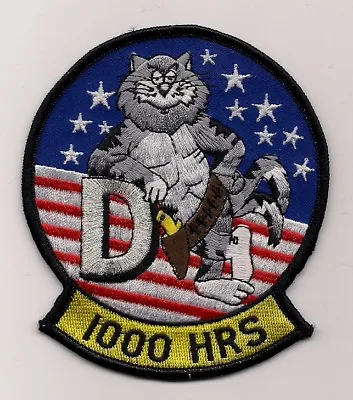 USN F-14D TOMCAT 1000 HOURS Patch • $5.99