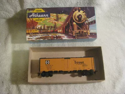 Athearn Santa Fe 40' ATSF Scout Steel Reefer Car SFRD 35870 HO Scale • $8.95