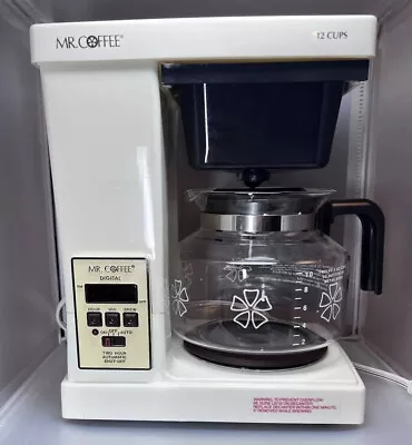 Vintage MR COFFEE 12 Cup Coffee Maker SRX-20 Red LED Digital Display. Excellent! • $65