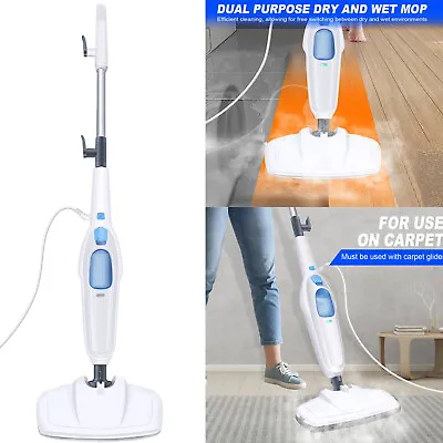 1500w Wet & Dry Steam Mop Floor Cleaner Carpet Washer Hand Held Steamer Corded • $52.50