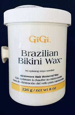 GiGi Brazilian Bikini Wax Microwave Formula. Non-Strip Hair Removal Wax 8oz. NEW • $14.49