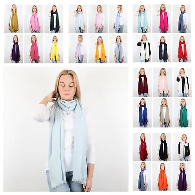 £49.99 • Buy Pashmina In 100% Pure Cashmere  Shawl / Scarf Handcrafted In Nepal In 35 Colours