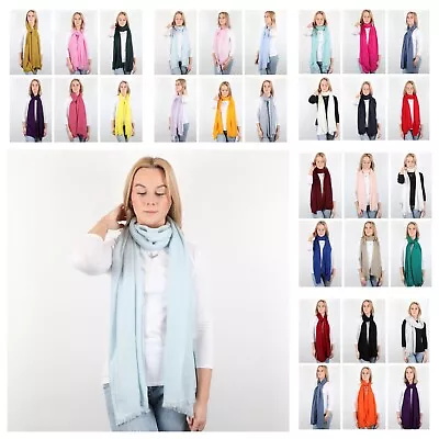 £49.99 • Buy Pashmina In 100% Pure Cashmere  Shawl / Scarf Handcrafted In Nepal In 35 Colours