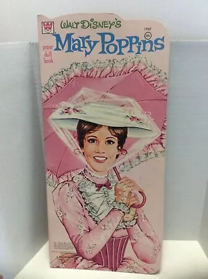 Vintage Whitman Walt Disney Mary Poppins Paper Dolls Uncut Book • $23.61