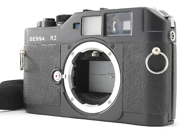 Voigtlander Bessa R2 Black Rangefinder Film Camera M Mount From JAPAN • $1049.90