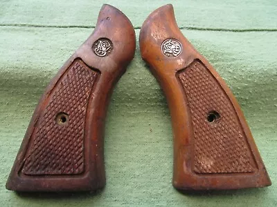Factory S&W / Smith & Wesson K-Frame Magna Grips - 1970's-1980's Grips -No Screw • $22.95