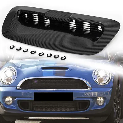 Carbon Fiber For 07-14 Mini Cooper S R55 R56 R57 R58 Hood Air Intake Vent Scoop • $70.99