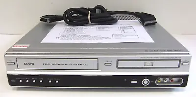 £89.99 • Buy Sanyo DVR-V100E VCR / DVD Combi Recorder - Copy VHS To DVD Combo, No Remote #W3