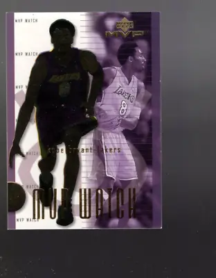 A8552- 2001-02 Upper Deck MVP Watch #M6 Kobe Bryant - NM-MT LA Lakers • $8.99