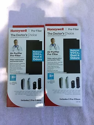 £26.82 • Buy Honeywell Air Purifier Pre-Filter B Plus HRF-B2 Replacement Filter 2 Pack-2 Box