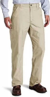 Carhartt Loose Fit Canvas Utility Work Pant Tan 36x32 • $35