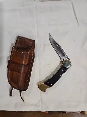 Vintage 1982 Buck M110 Folding Hunter With Original Holster • $45