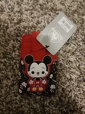 Disney Parks Mickey Mouse Food Icons Balloons ID Card Holder Wallet • $9.99