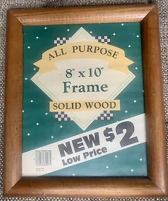 Vintage Picture Frame Solid Wood All Original Time Capsule 8  X 10” • $12.50
