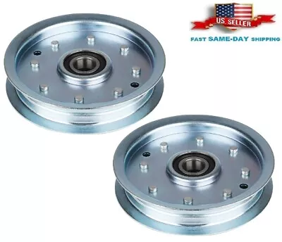 2 PCS For MTD Cub Cadet Craftsman 756-05042 956-05042 Flat Idler Pulley • $25.89