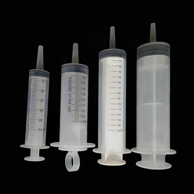 20-300ml Pet Syringes Feed Transparent Disposable Measuring Large Capacity • $13.73