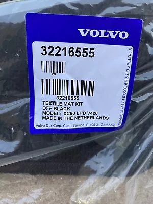 NWT Volvo XC60  Textile Floor Mats Black Four • $55