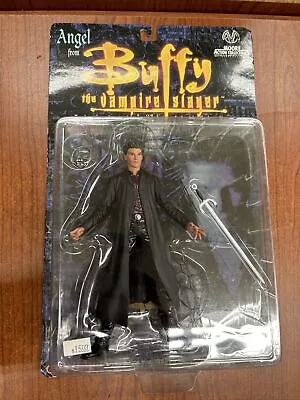 Buffy The Vampire Slayer Angel David Boreanaz Vampire Figure Moore MOC 1999 • $25