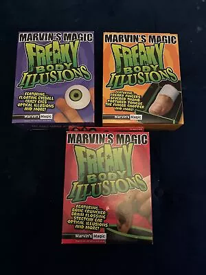 Marvin's Magic Freaky Body Illusions- Floating Eyeball- Severed Thumb & More! • £3