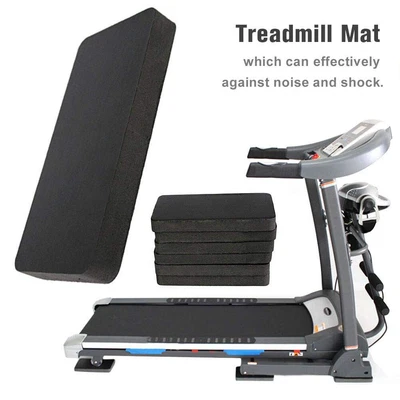$33.79 • Buy 6pcs Shock Absorbing Treadmill Mat Sound Insulation Non-Slip Cushion Waterproof