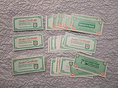 S&H Green Stamps - 3 Unopened Books And Too Many To Count Loose 100s • $15