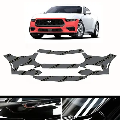 2024 Mustang EcoBoost TPU Premier PPF Front Bumper Paint Protection Clear Film • $152.99