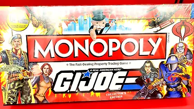 GI Joe Monopoly Collectors Edition Board Game 2009 USAopoly Brand New  Sealed • $44.99