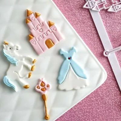 Baby Shower Fairy Tale Theme Party Fondant Cake Icing Plastic Cookie Cutter  • £4.59