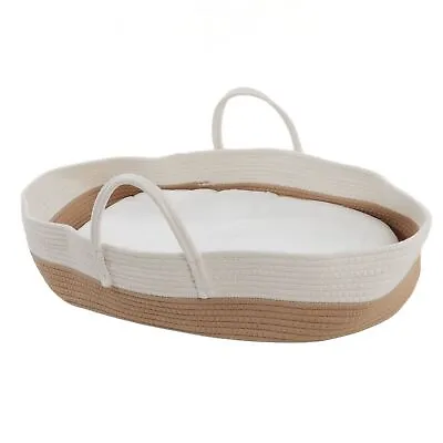 Baby Sleeping Cushion Pad Cotton Rope For Baby Carrying Basket For Outdoor • £13.52