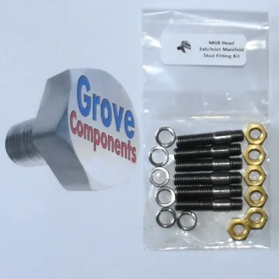 £8.69 • Buy MGB Exhaust Manifold To Cylinder Head Studs, Spring Washers And Brass Nuts.