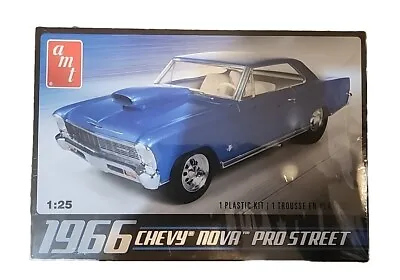 AMT AMT636M/12  1/25 Scale Chevy Nova Pro Street Car - Blue • $27.94