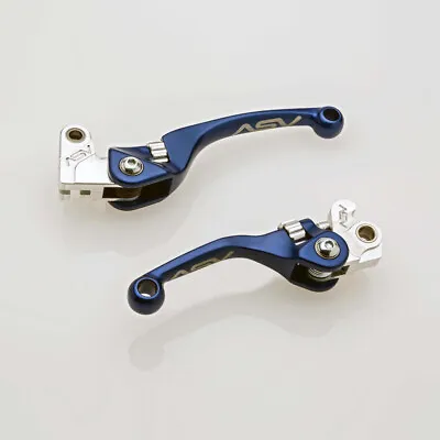 2001-2003 KTM 65SX ASV Inventions F4 Series Brake & Clutch Lever PAIR PACK Blue • $175