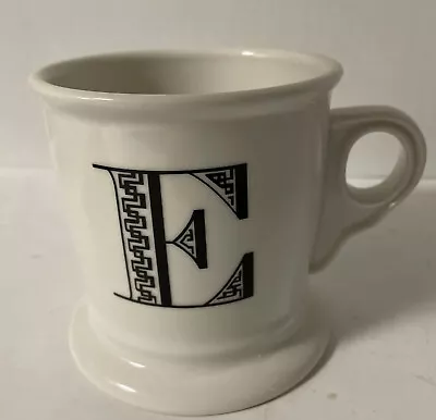 Anthropologie Monogram Initial Letter ‘E’ Shaving Mug Coffee Cup • $1.99